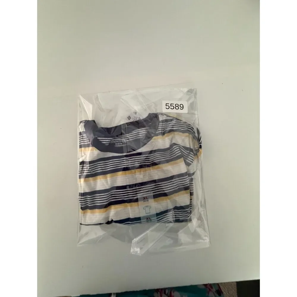 Old Navy Boys XL 14-16 Shirt blue/yellow/white